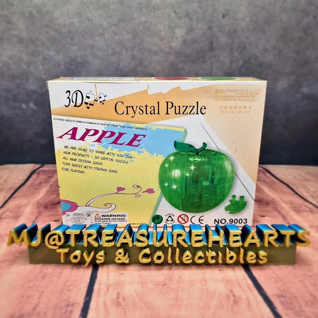 3D Red Apple Crystal Puzzle (44 pcs)