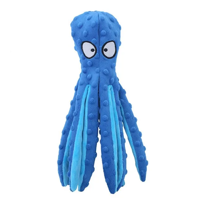 8 Legs Octopus Stuffed Plush Squeaky Toy