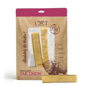 Absolute Bites Organic Himalayan Yak Chew Medium 2pcs