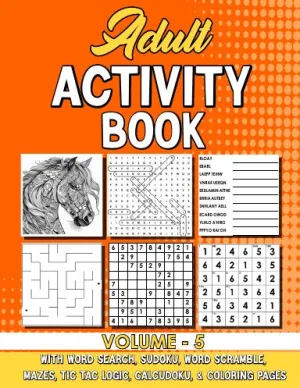 Adult Activity Book Volume - 5