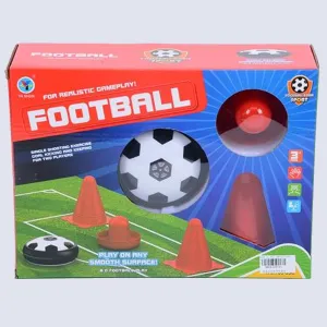 Air Hockey Styled Hover Ball Stacker Game with Cones