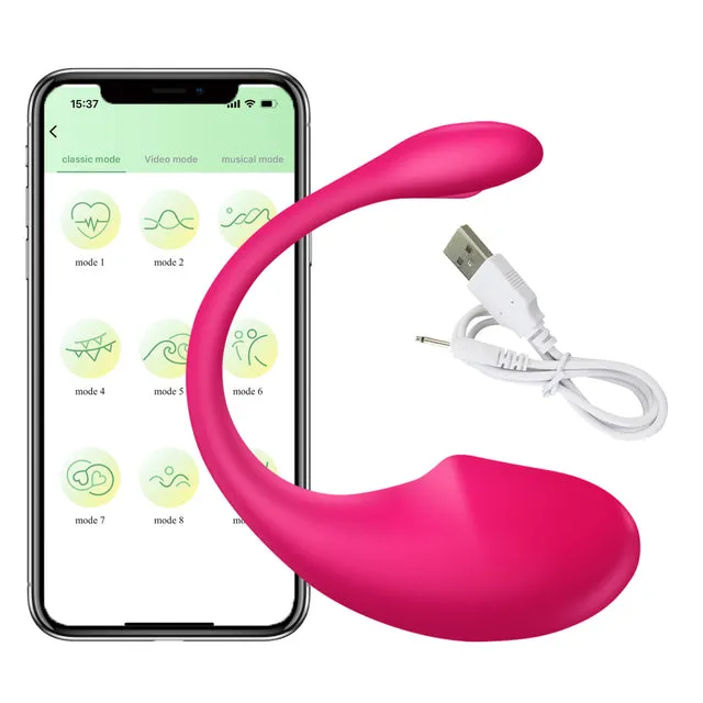 App controlled rechargeable love egg vibrator