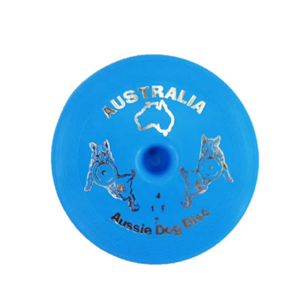 Aussie Dog Disc Blue