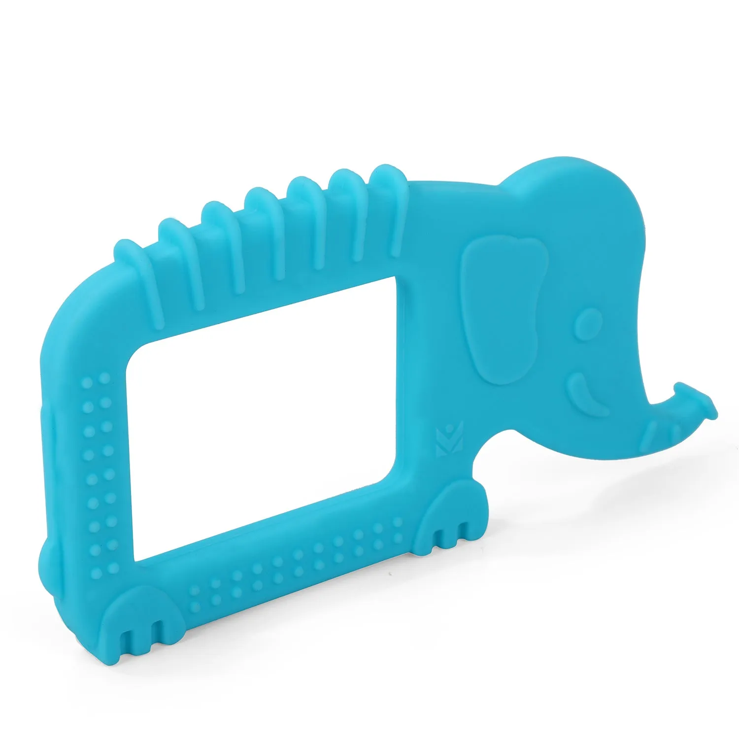 Baby Moo Elephant Soothing Silicon Teether BPA And Toxin Free - Blue