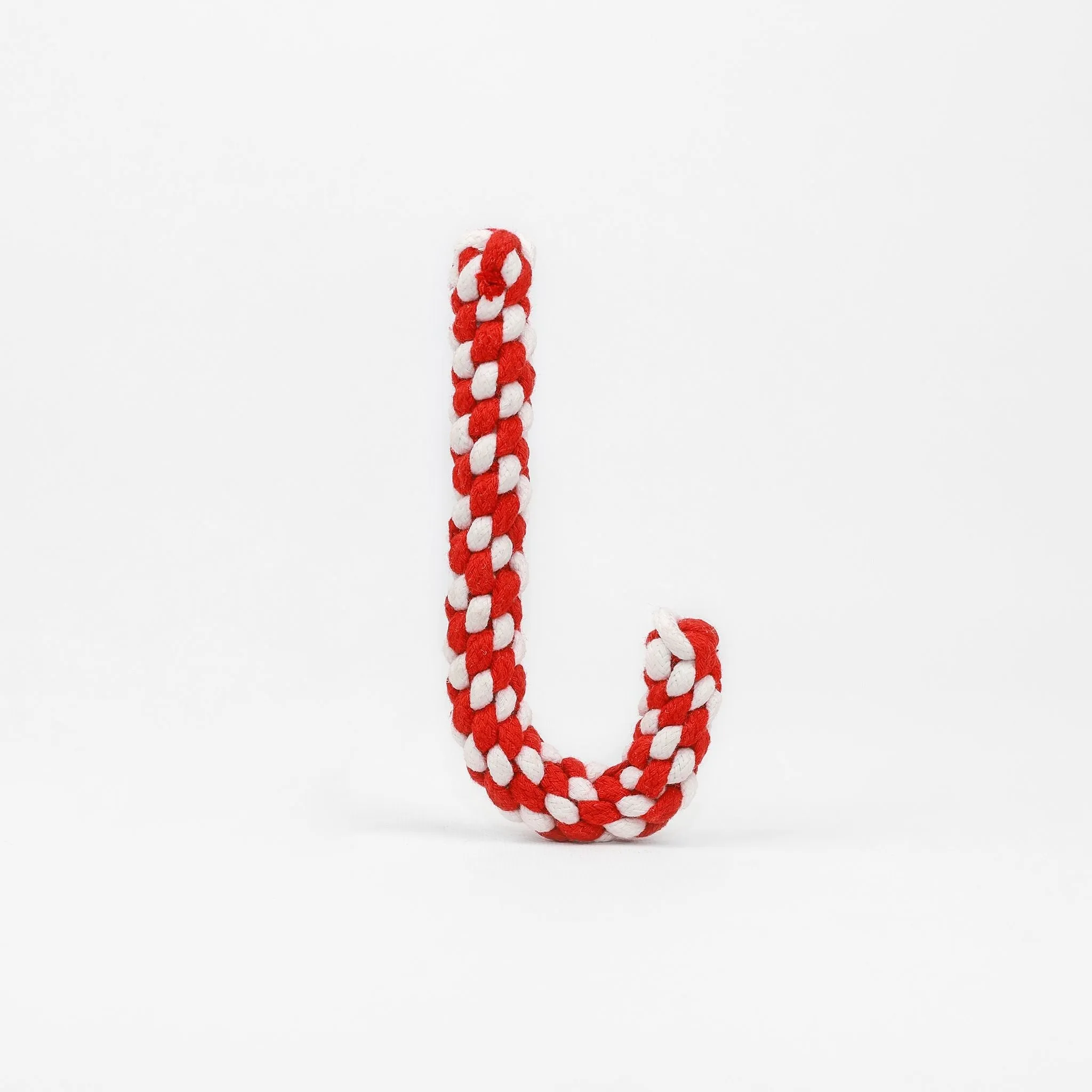 Braided Candy Cane Pet Rope Toy