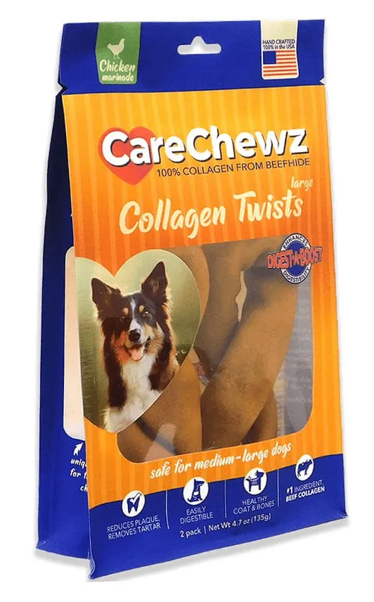 CareChewz Collagen Twists, 2 pack