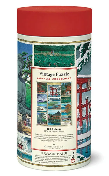 Cavallini & Co. Japanese Woodblock  1000 Piece Puzzle