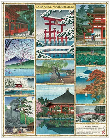 Cavallini & Co. Japanese Woodblock  1000 Piece Puzzle