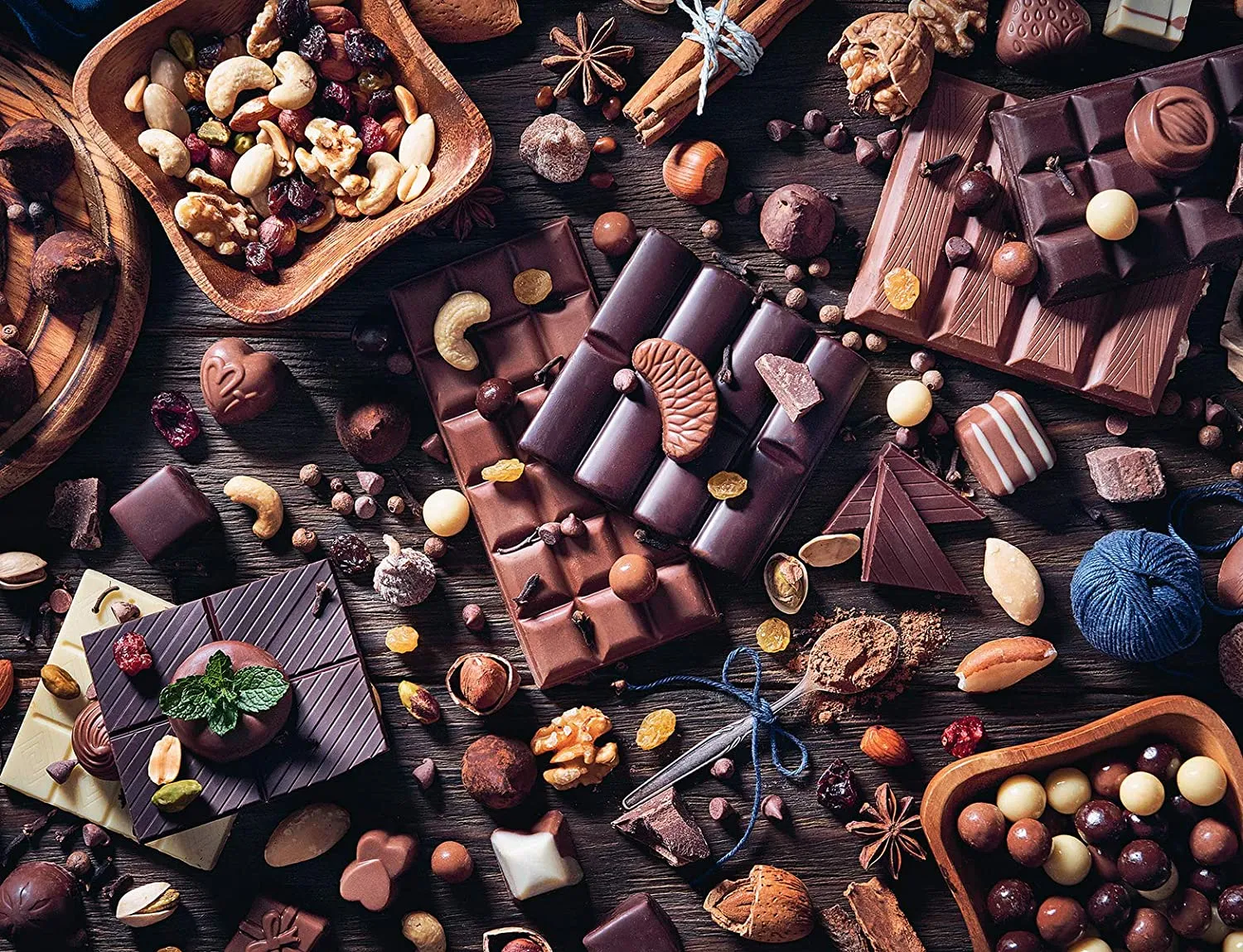 Chocolate Paradise , 2000 piece puzzle by Ravensburger