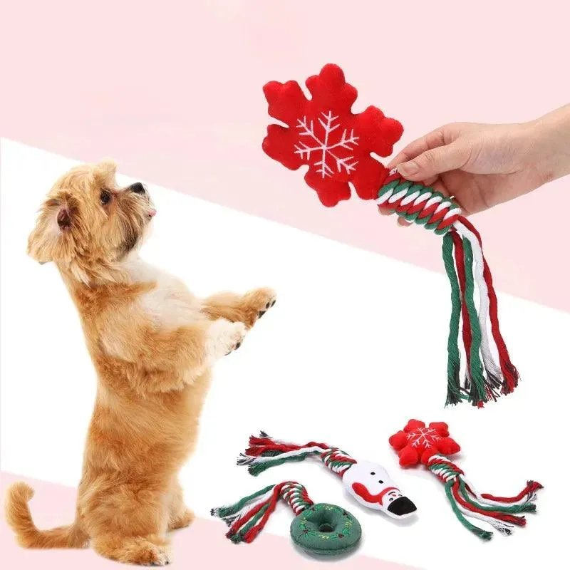 Christmas Fun Chew Toys for Furry Friends