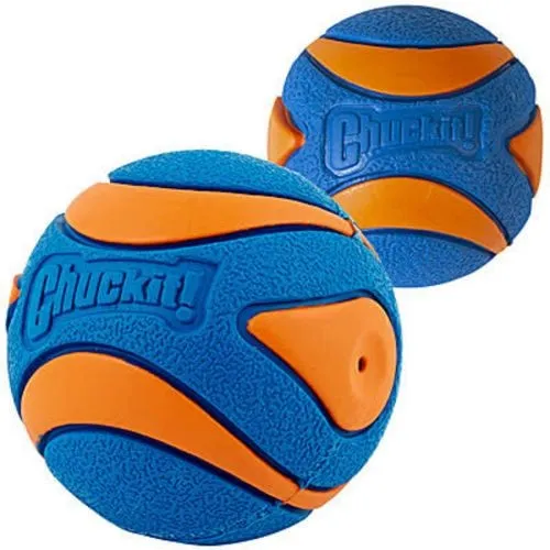 Chuckit Ultra Squeaker Ball Medium 6.5cm Dog Toy (2Pk)