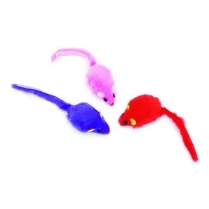 Coastal 3pk 2" Fur Mice