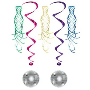 Disco Ball Decorations - 5 Pack