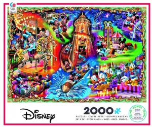 Disney Ceaco Mickey Mouse & Friends Carnival Jigsaw Puzzle - 2000pc