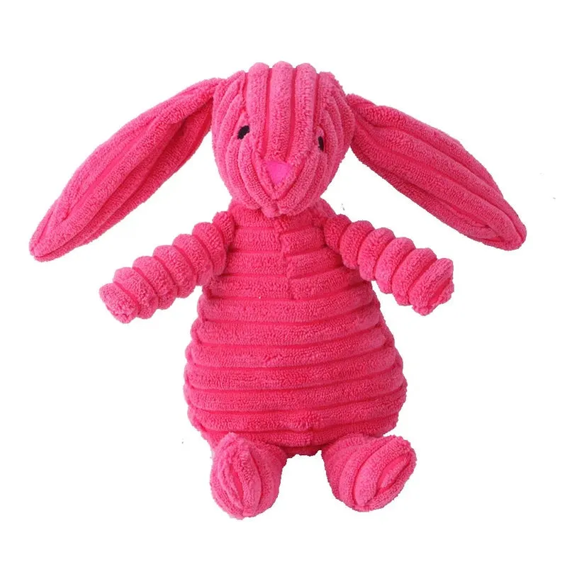 Durable Animal-Shaped Squeaky Plush Dog Toy