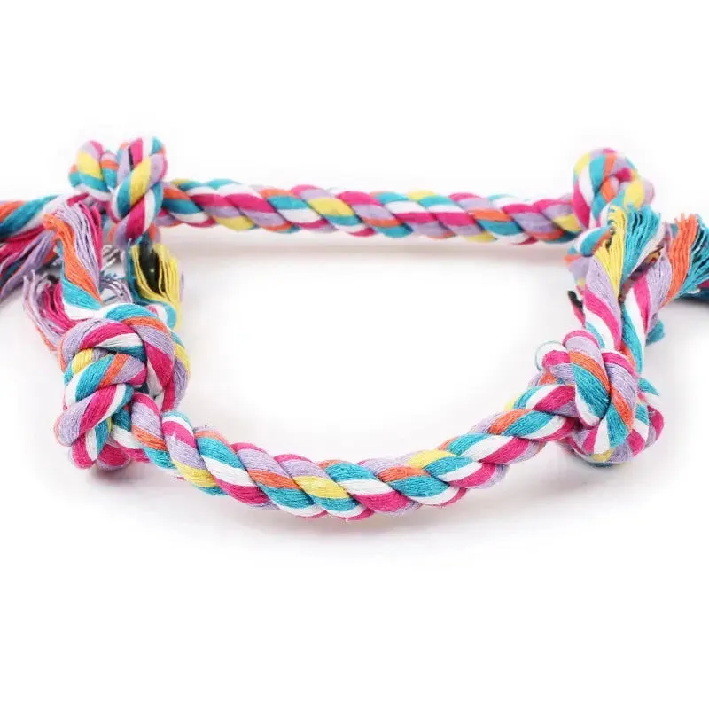 Durable Double Knot Cotton Rope Pet Chew Toy