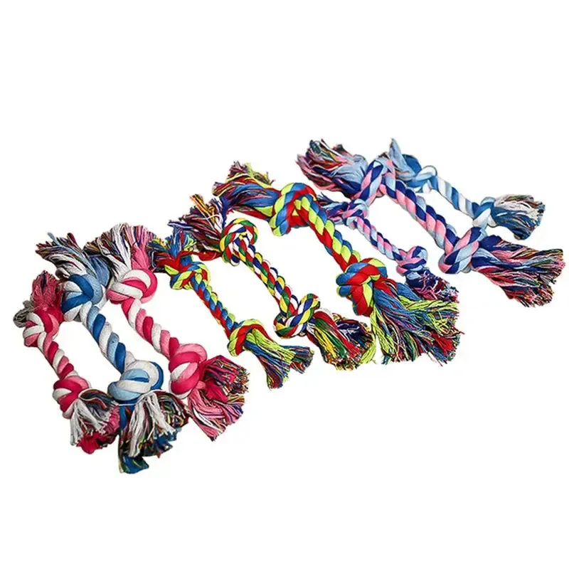 Durable Double Knot Cotton Rope Pet Chew Toy