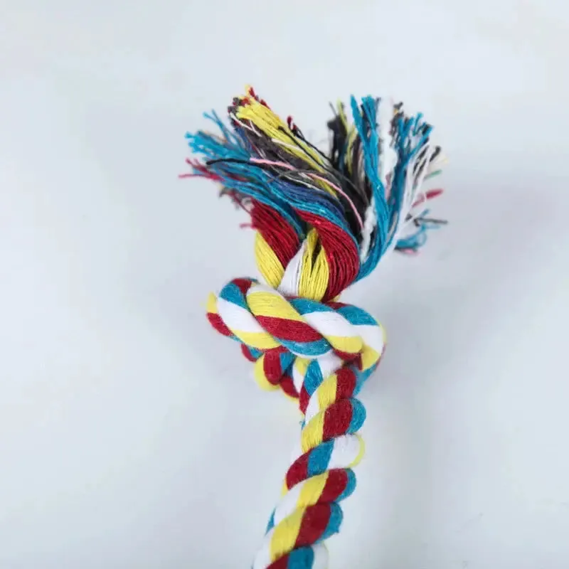 Durable Double Knot Cotton Rope Pet Chew Toy