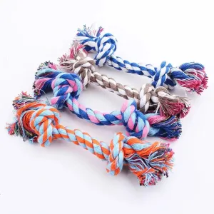 Durable Double Knot Cotton Rope Pet Chew Toy