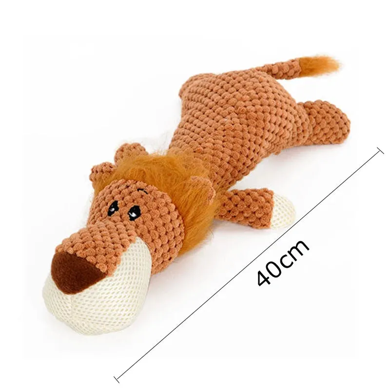 Durable Plush Squeaky Toy for Large Dogs