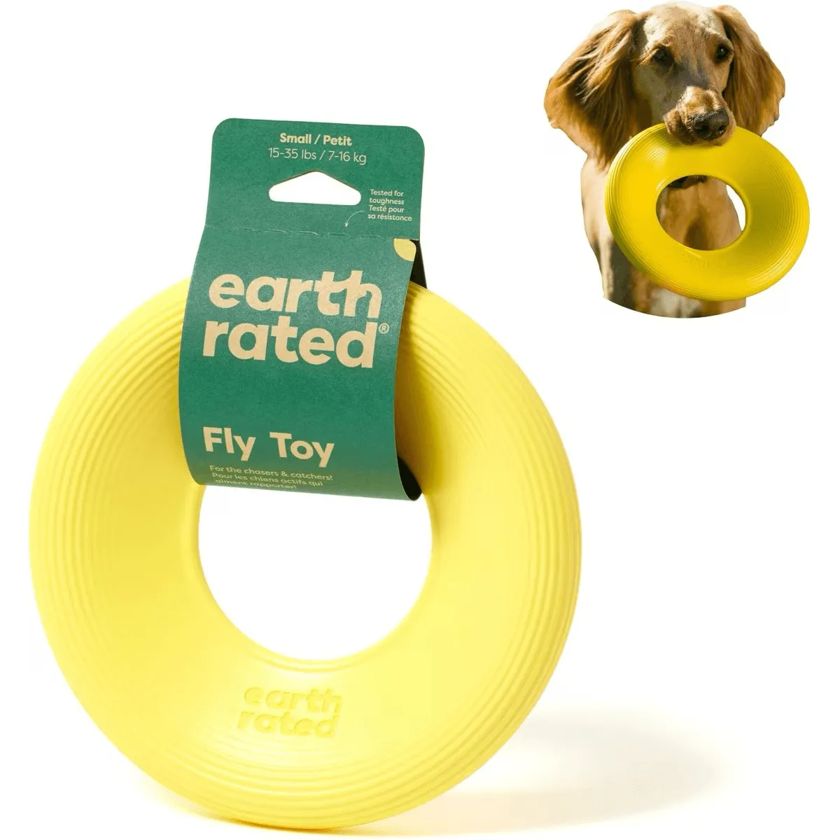 Earth Rated Fly Toy Yellow