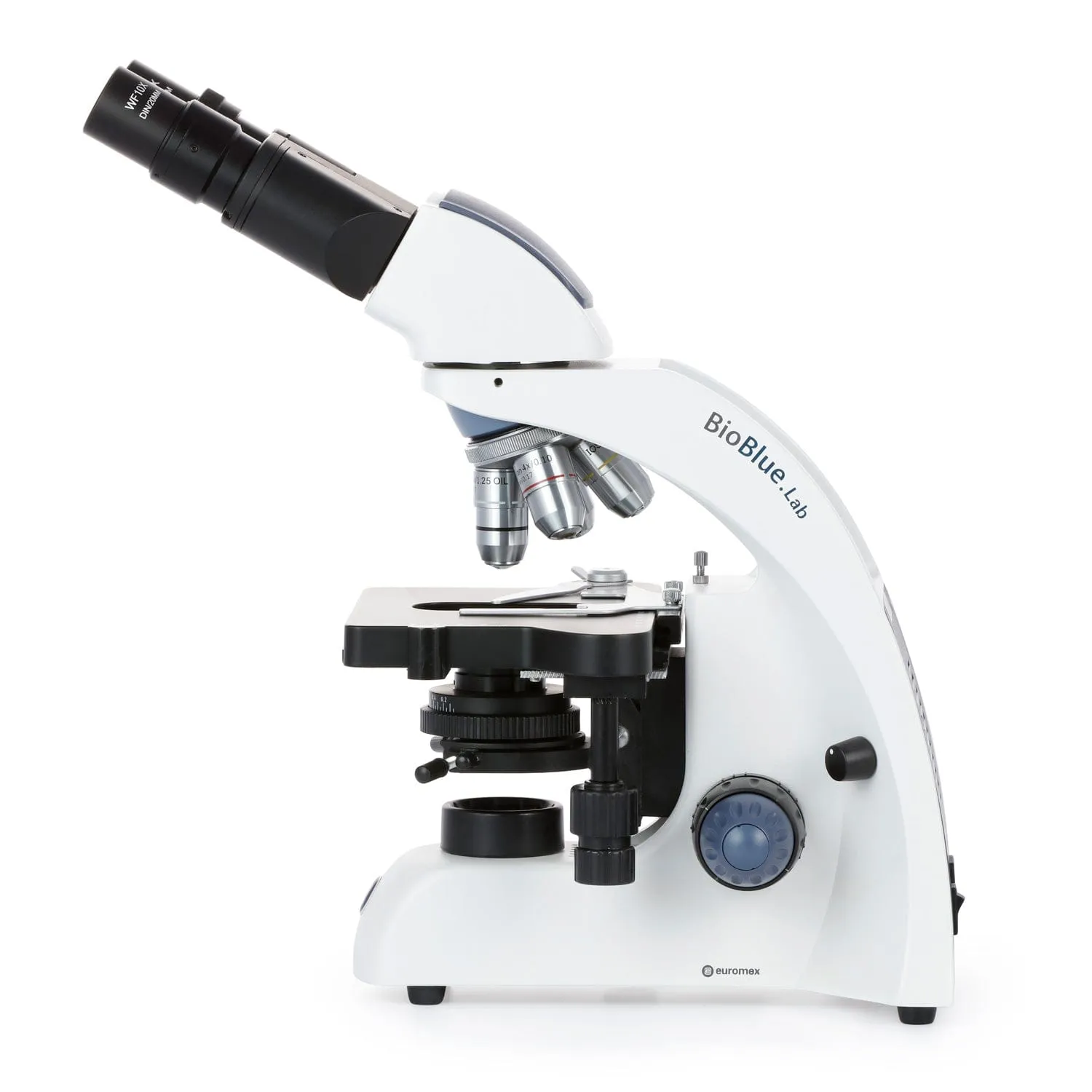 Euromex BioBlue Lab Binocular Compound Microscope 40X-1000X Magnification withPlan IOS Objectives