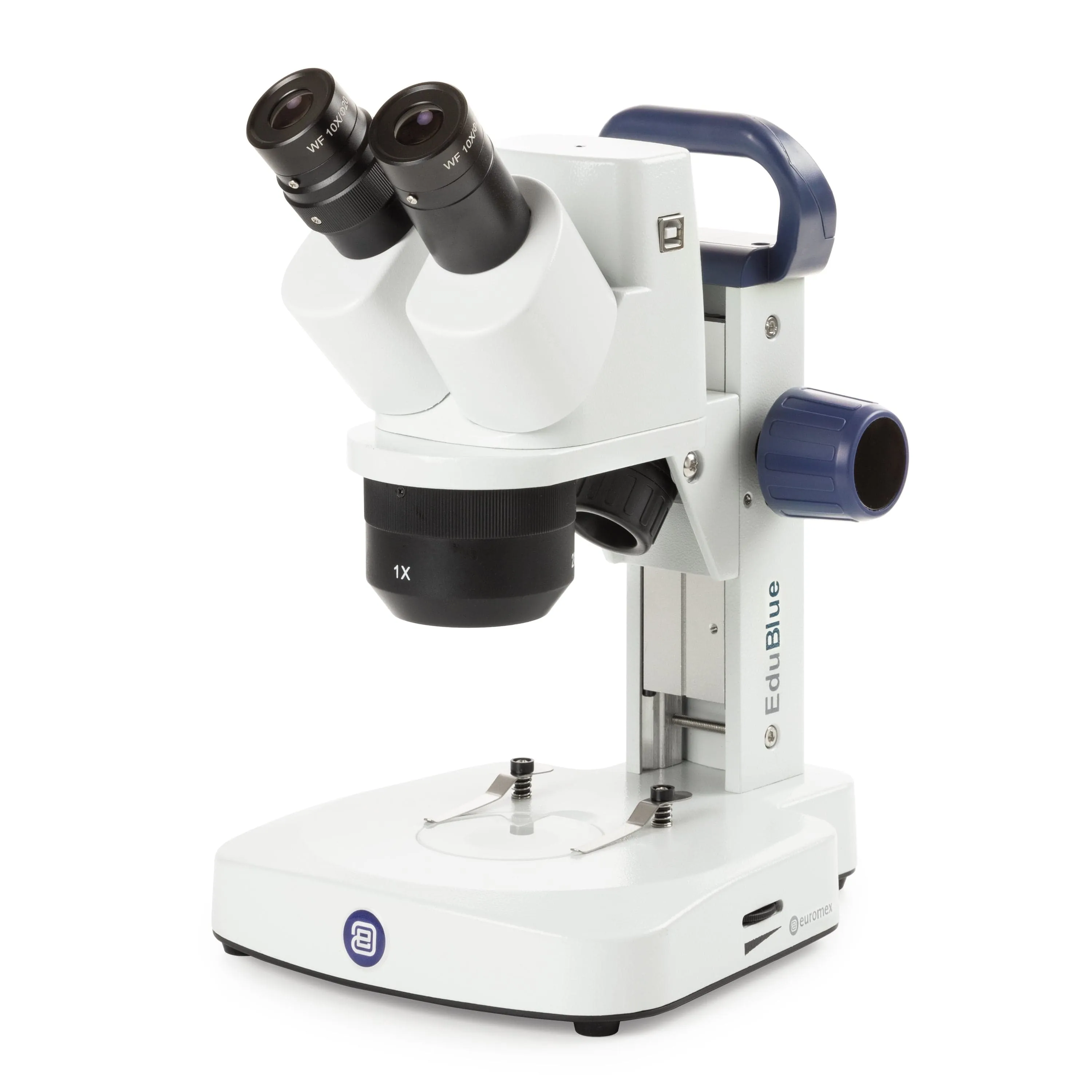 Euromex EduBlue Series Digital Binocular Stereo Microscope 10X-40X Magnifiaction with Built-in 5.0 MP