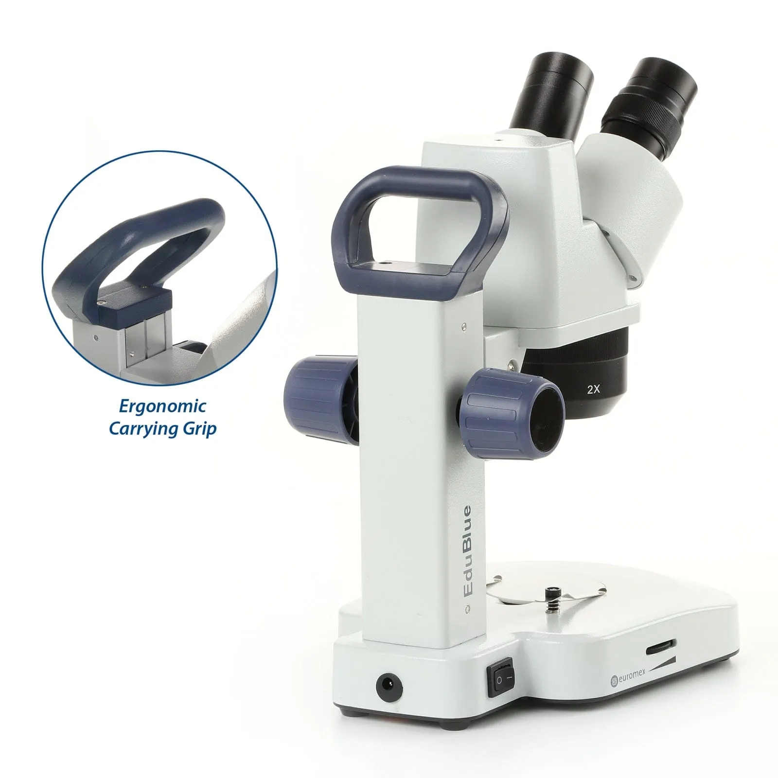 Euromex EduBlue Series Digital Binocular Stereo Microscope 10X-40X Magnifiaction with Built-in 5.0 MP