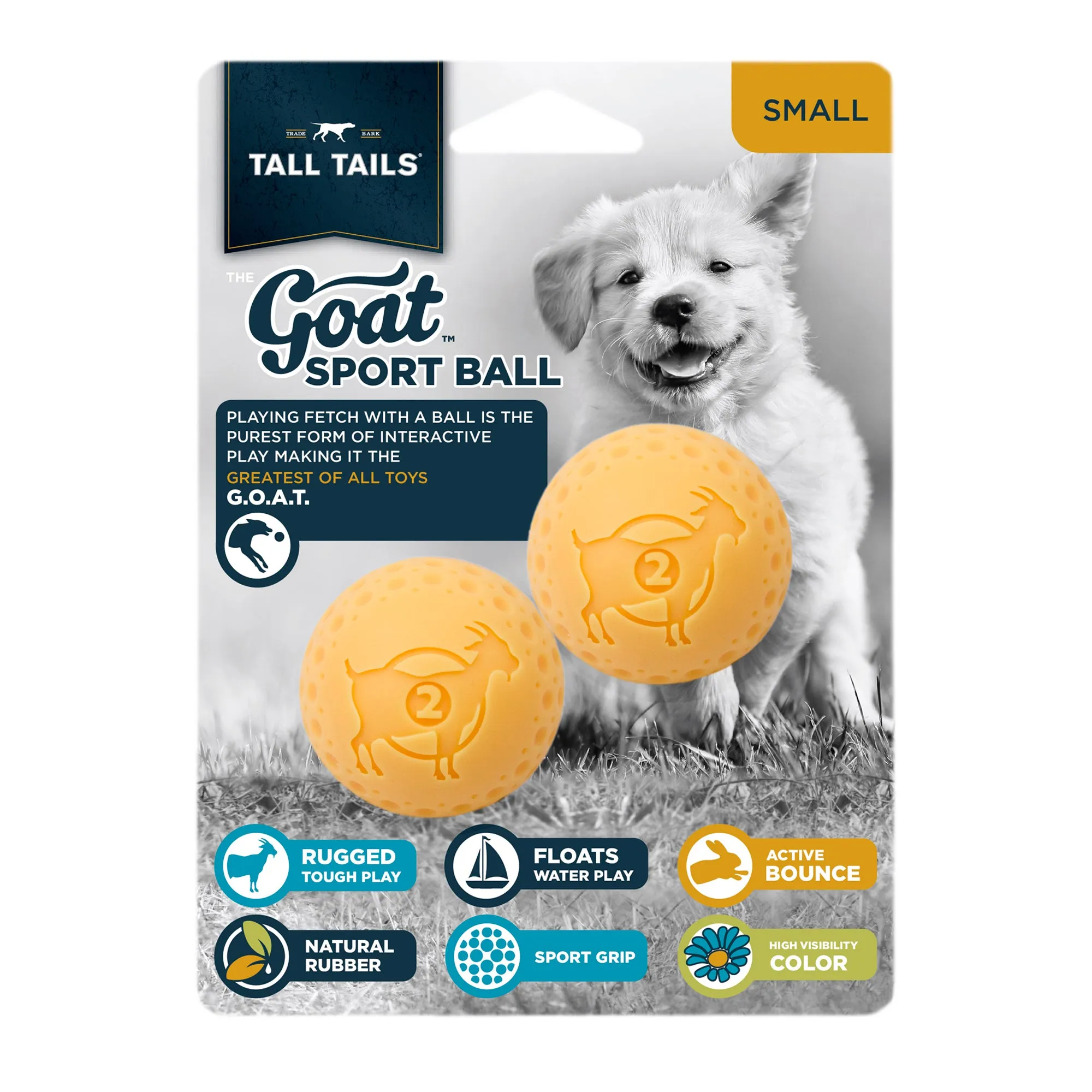 Fetch Dog Toy: Goat Sport Ball