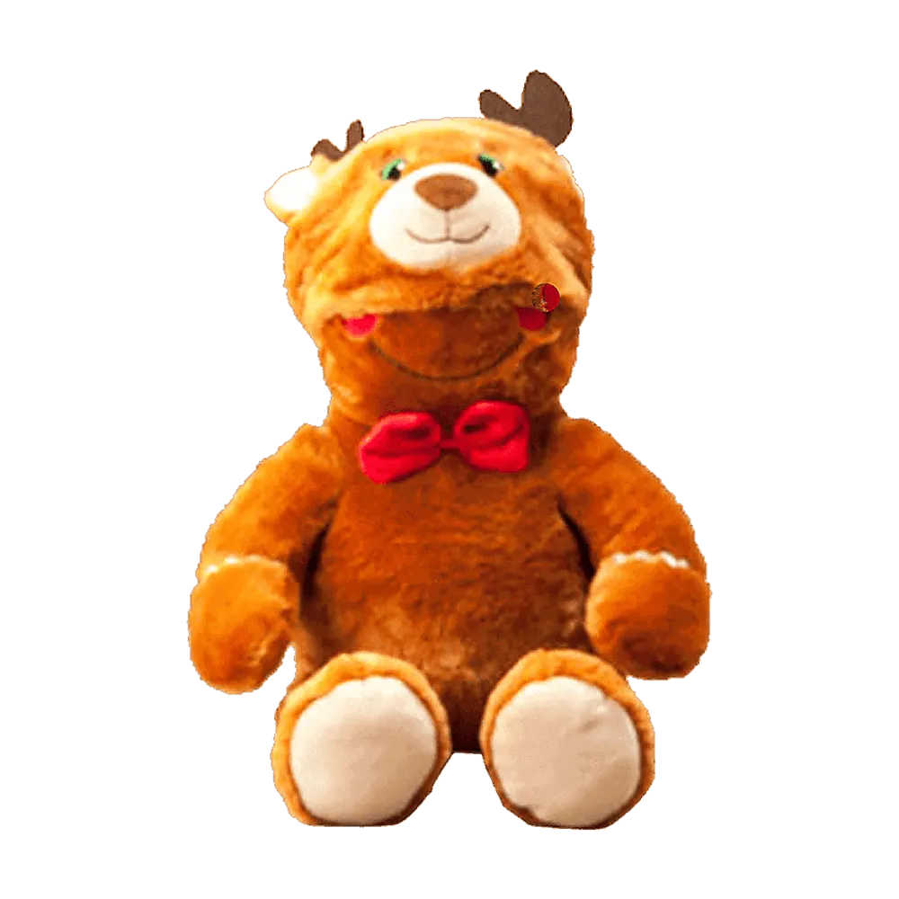 Flipemz Reindeer to Gingerbread Man Plush Toy