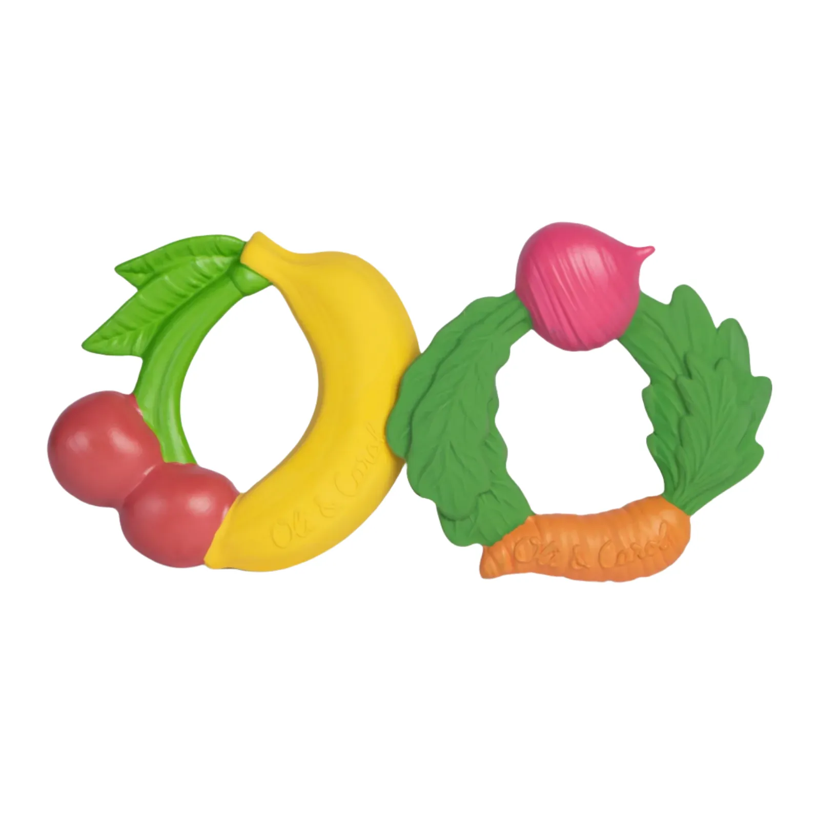 FRUIT TEETHING RING & BATH TOY