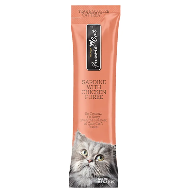 Fussie Cat Puree Sardine & Chicken Cat Treat