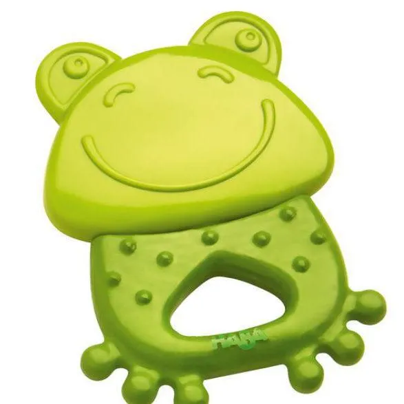 Haba Silicone Clutching Teether - Frog