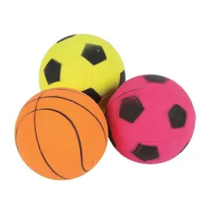 Happy Pet Neon Sports Ball Dog Toy 3 Pack