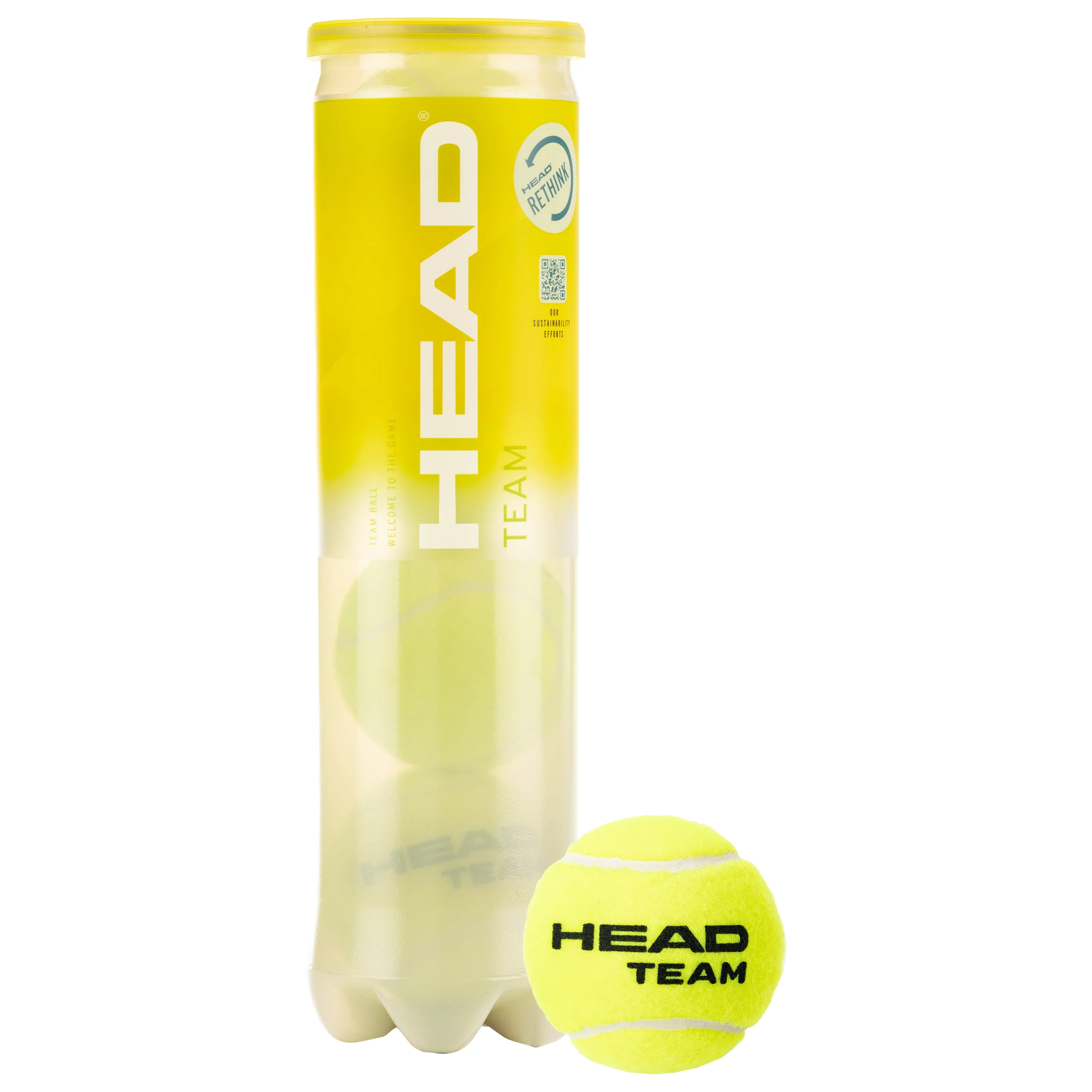 HEAD Team Tennis Balls (Triple Pack - 12 Balls)