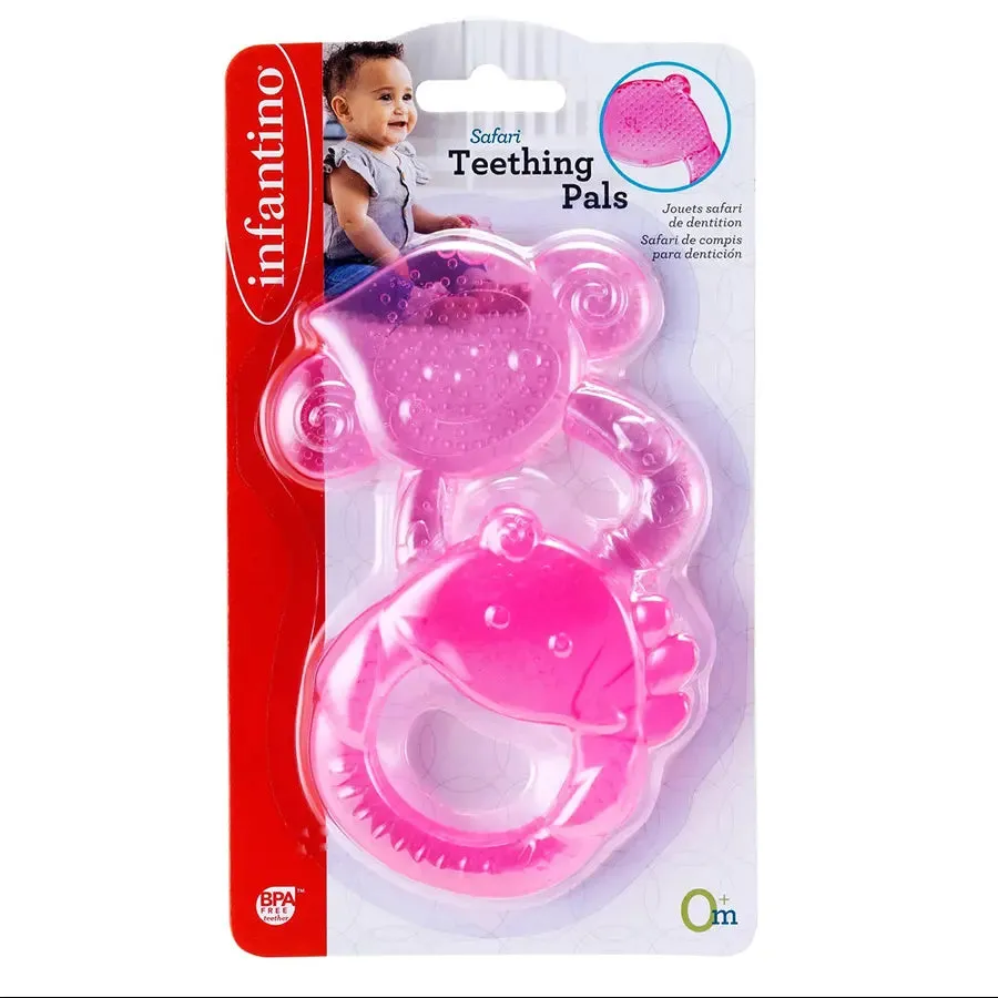 Infantino Safari Teething Pals (Pink)