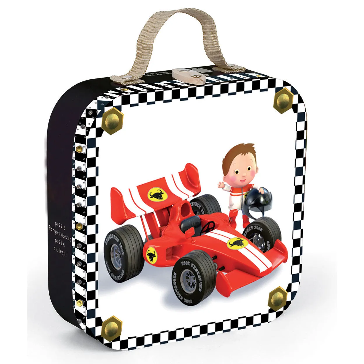 Janod Gabin Formula 1 Car Puzzles