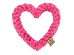 JAX & BONES | Heart Rope Toy in Pink