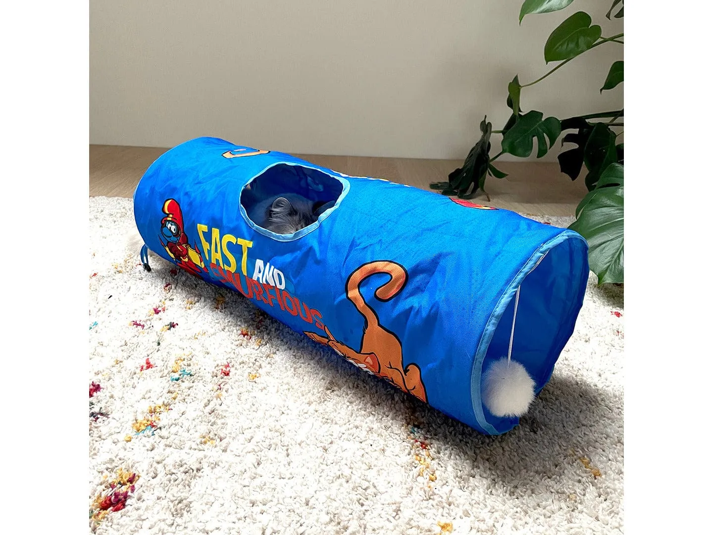 Jeptpack Smurf cat tunnel 72x25x25 blue