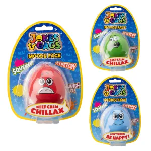 Jokes & Gags Moody Face Squeeze & Stretch Fidget Sensory Toy