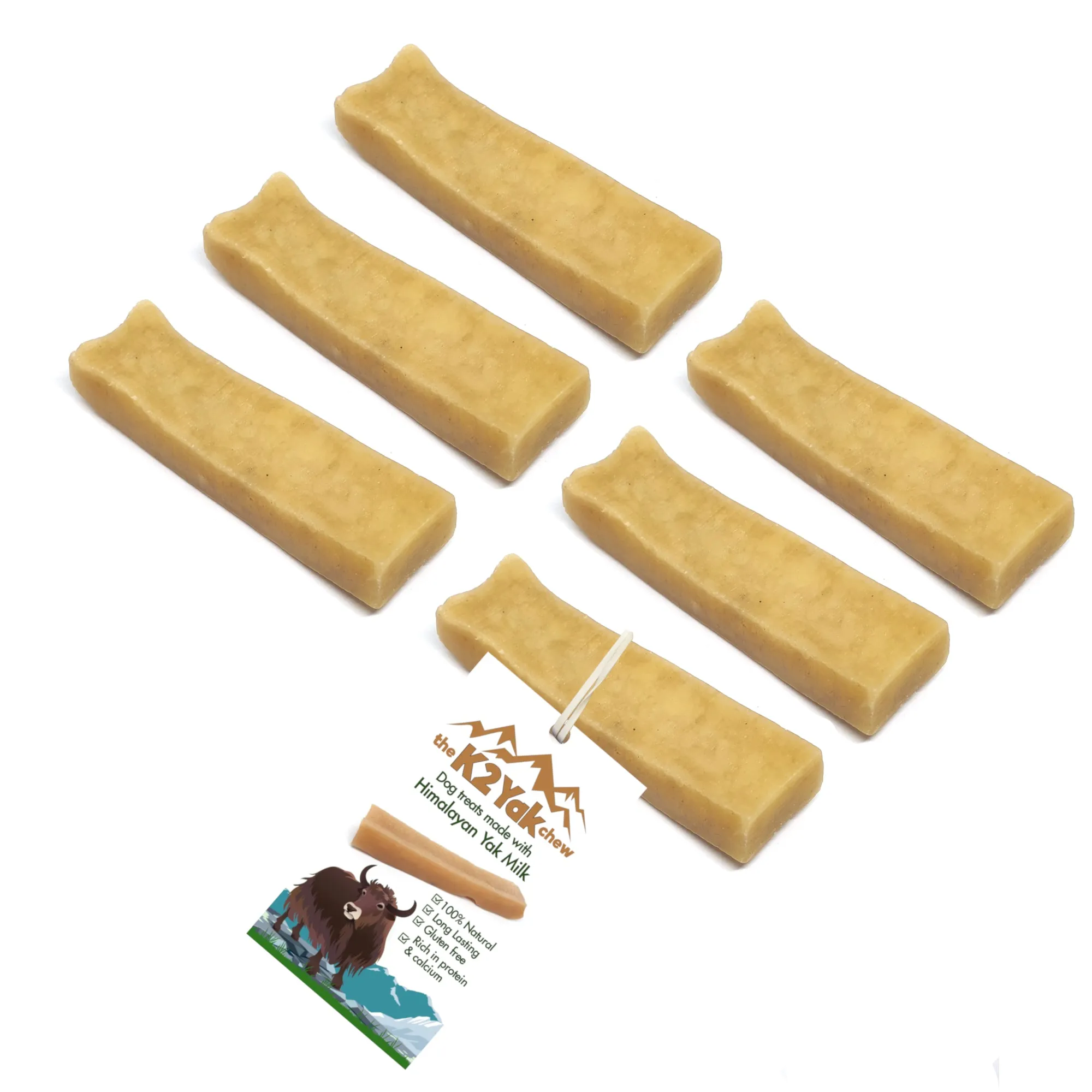 K2 Yak Chews Long Lasting Natural Dog Treats Small