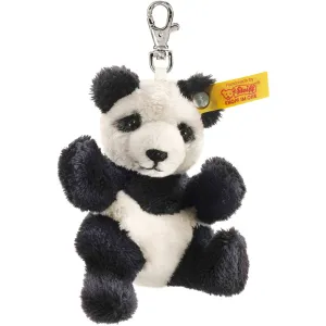 Keyring panda, black/white, 4 Inches