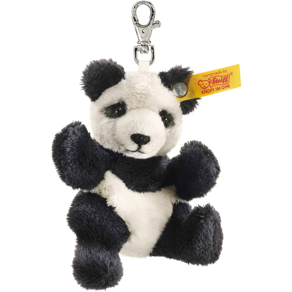 Keyring panda, black/white, 4 Inches