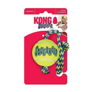 Kong AirDog Squeak Air Ball with Rope