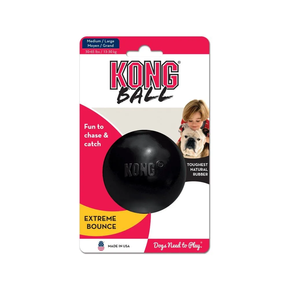 KONG Extreme Ball Medium / Large in Black