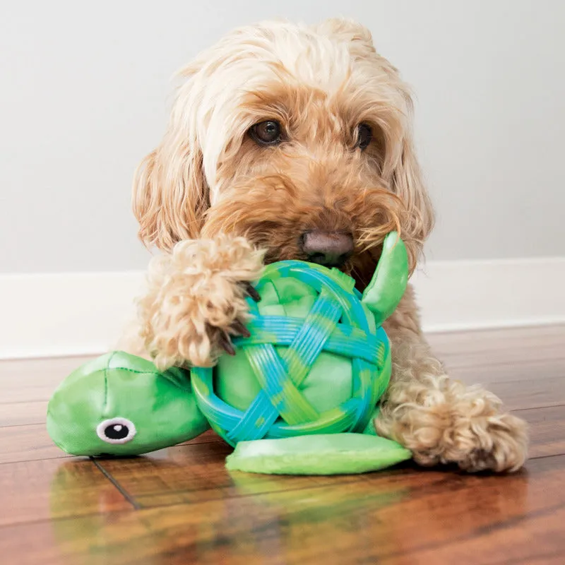 KONG Sea Shells Seahorse Soft Crackly Toy - Small / Medium