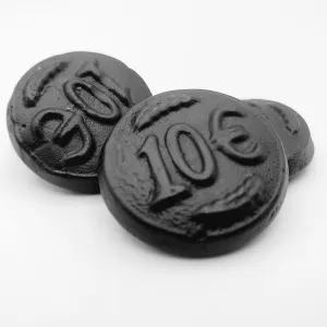 LIQUORICE COINS (Muntendrop)