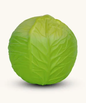 Oli & Carol Natural Rubber Baby Ball - Green Cabbage