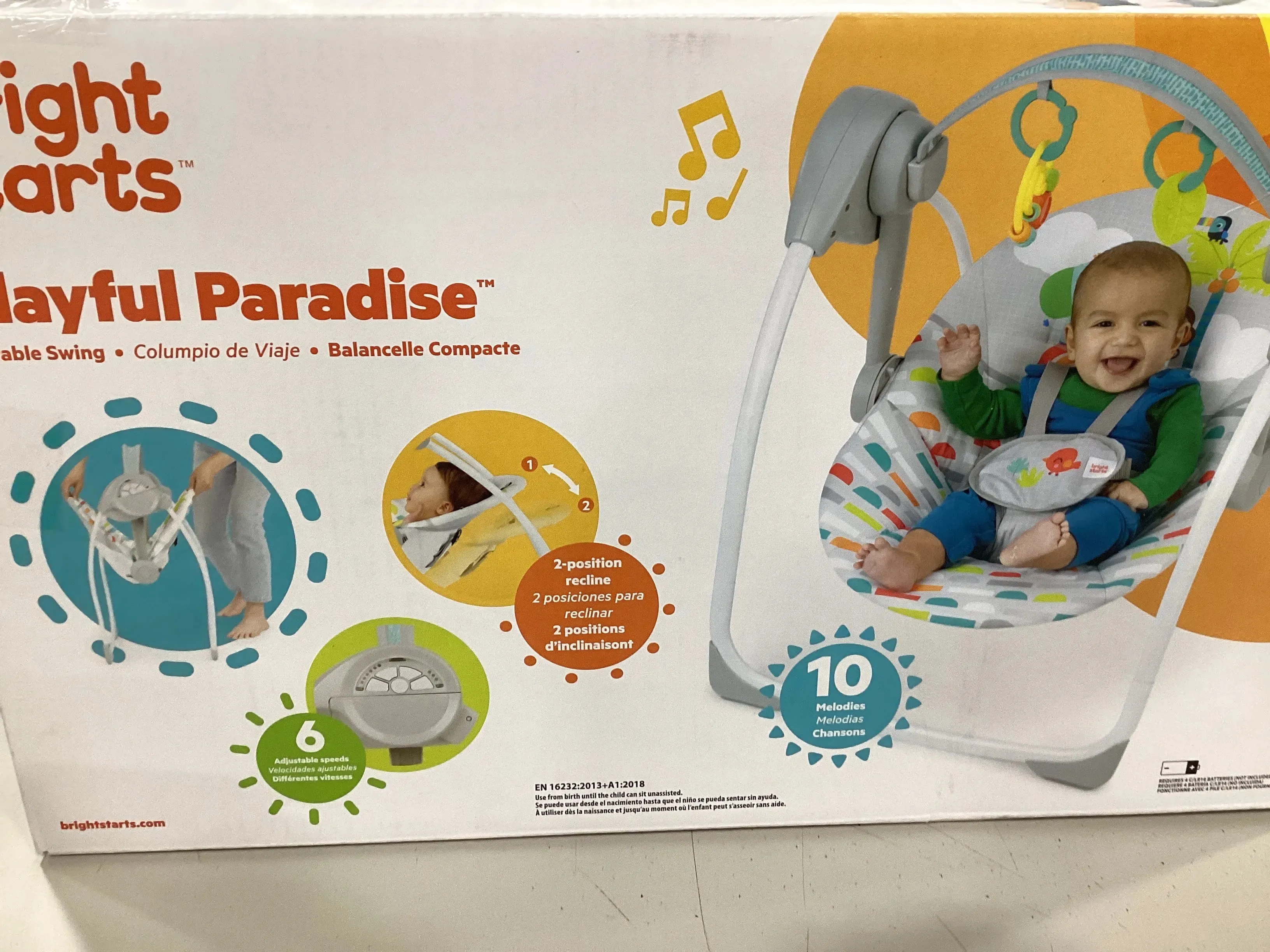 Playful Paradise Portable Baby Swing ( See Description)