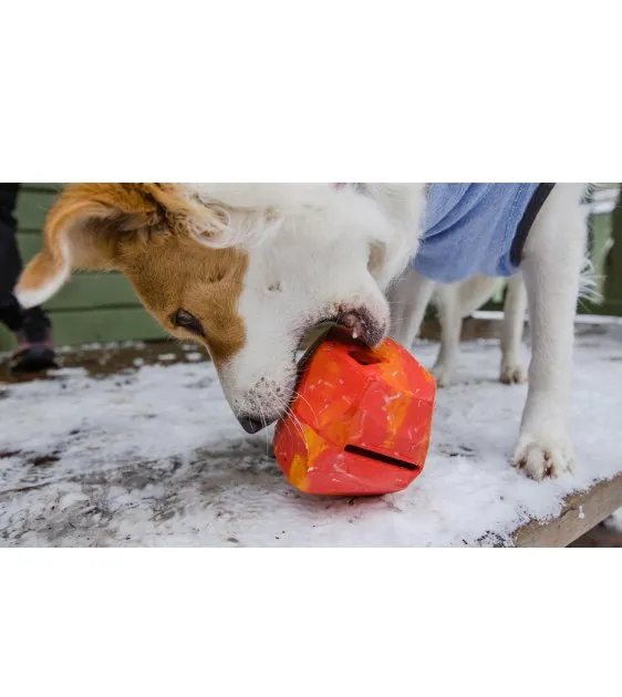 Ruffwear Gnawt-a-Rock™ Natural Rubber Treat Dispenser Throw Dog Toy (Blue Pool)